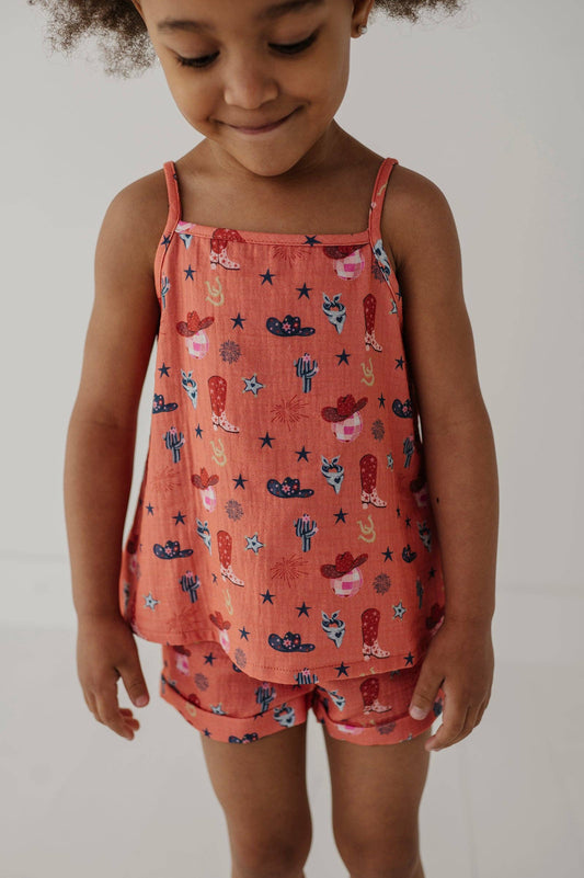 American Cowgirl Tank & Short Set