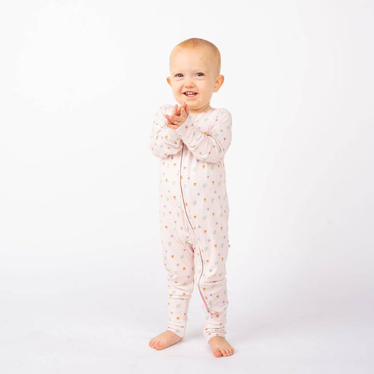 Sweet Blooms Bamboo Baby Pajamas