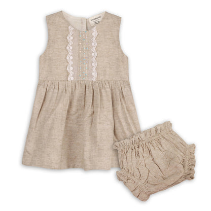 Bianca Baby Dress + Bloomer