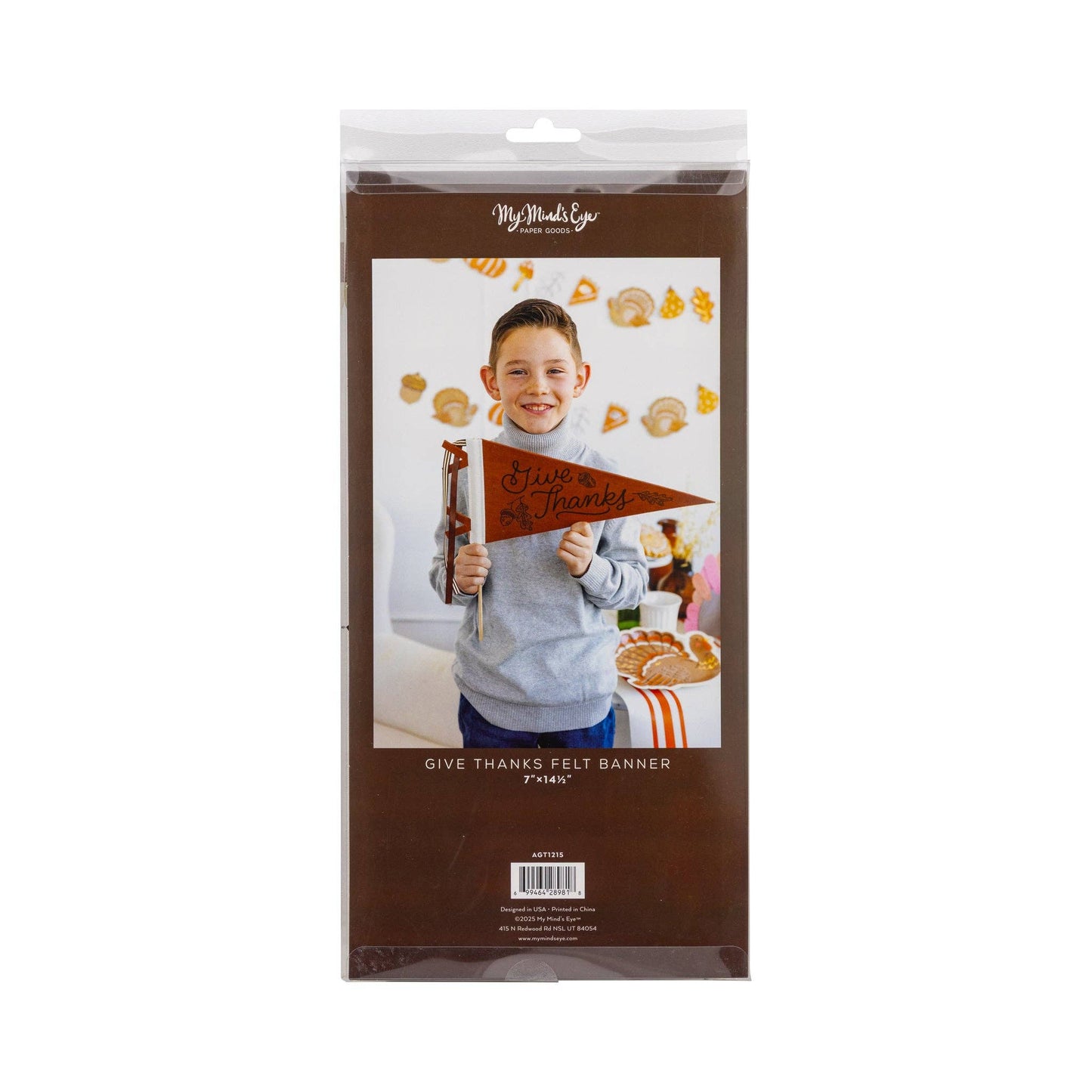 Give Thanks Felt Pennant