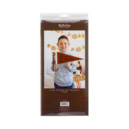 Give Thanks Felt Pennant