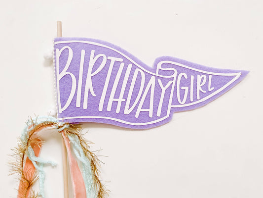Birthday Felt Flag