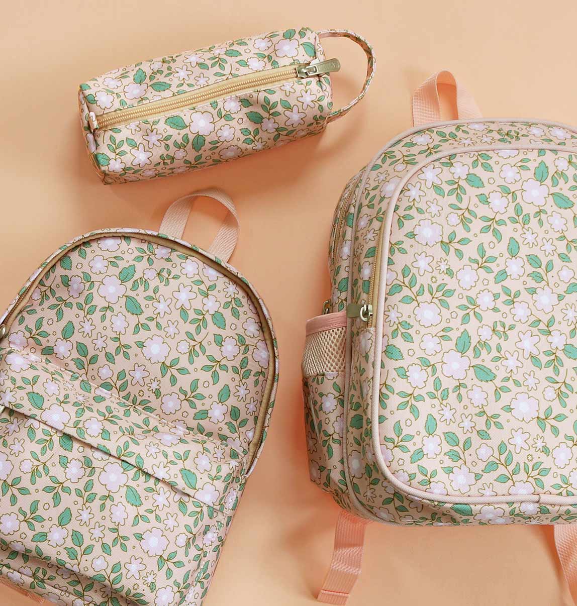 Little kids backpack: Pink Blossoms