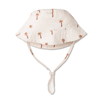 Organic Bucket Sun Hat - Palm