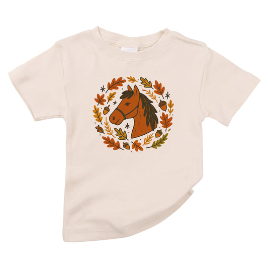 Autumn Horse Wreath Shirt