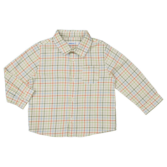 Boys Plaid Check Shirt