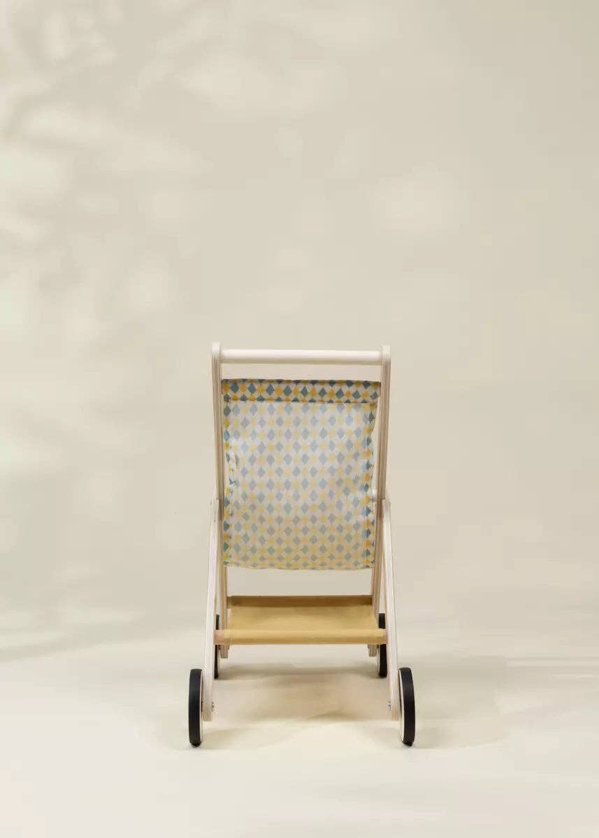 Wooden Doll Stroller