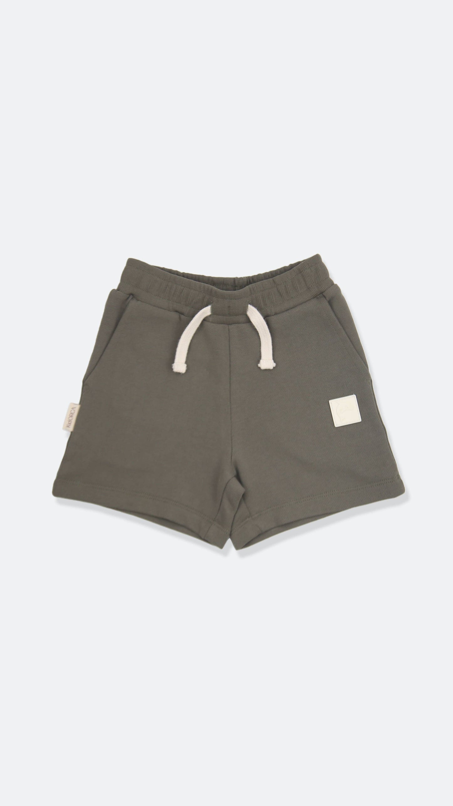 French Terry Shorts - Dusty Olive