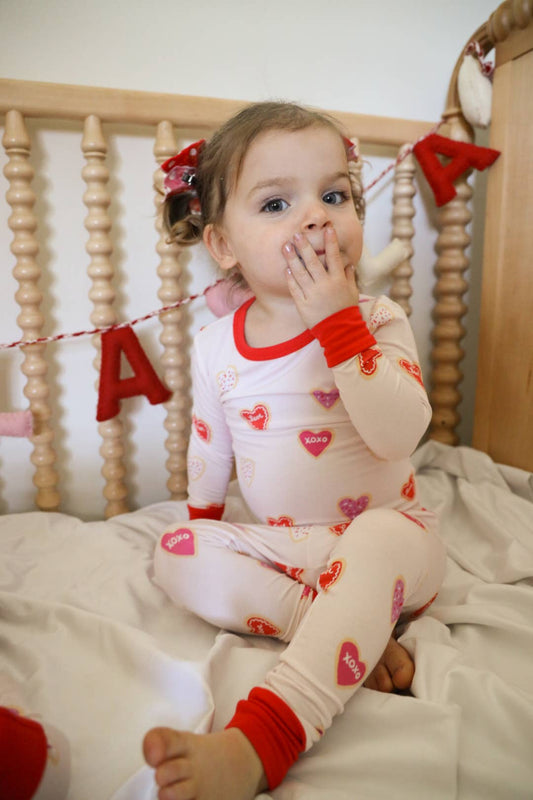 Valentines Day Toddler Bamboo Pajamas