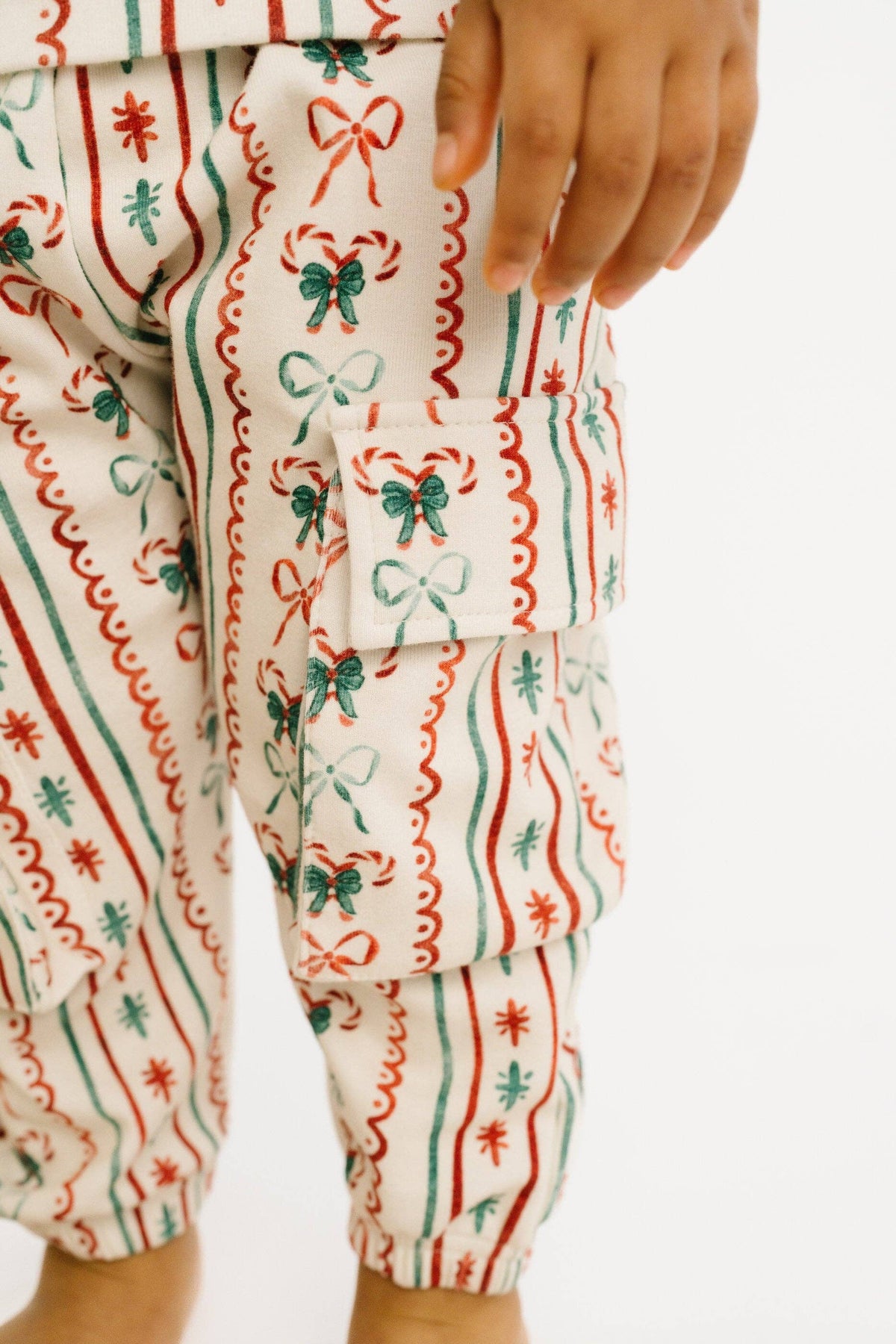 Christmas Dainty Bow cargo hoodie set - view 6