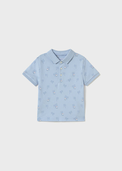 Short Sleeve Polo - Sky