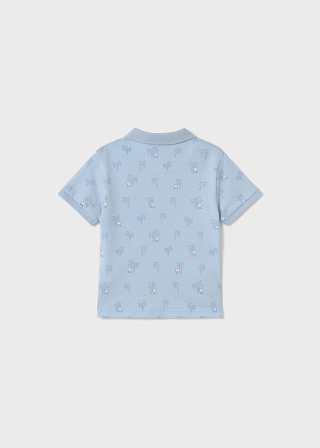 Short Sleeve Polo - Sky