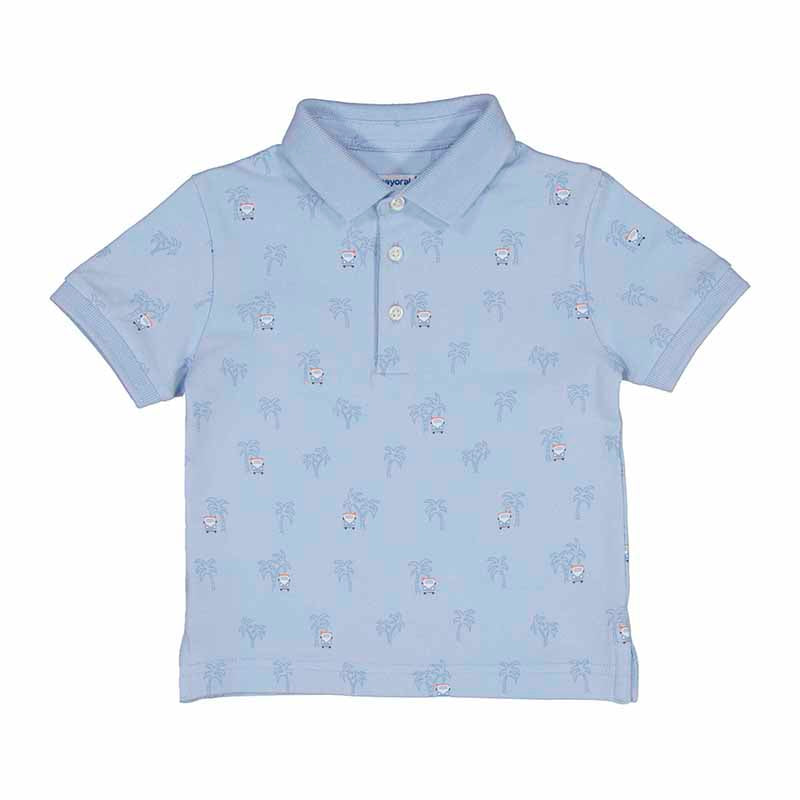 Short Sleeve Polo - Sky