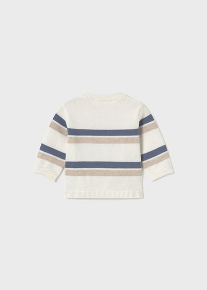 Striped Baby Sweater - Blue