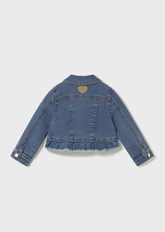 Ruffled Denim Jacket