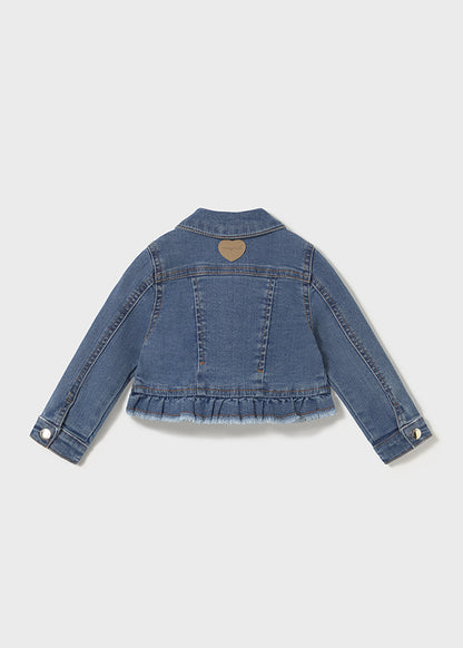 Ruffled Denim Jacket