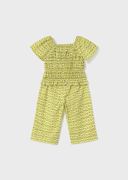 Baby Pants and Smocked Top Set