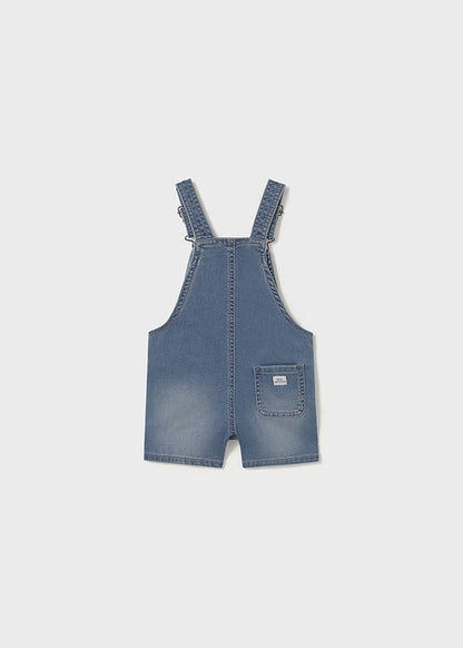 Soft Denim Short Overalls