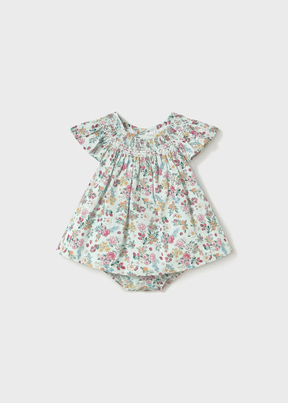 Newborn Floral Dress with Bloomers