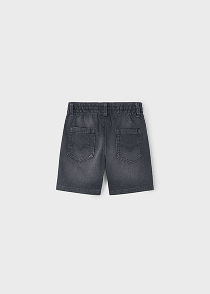 Boy Denim Shorts with Elastic Waistband