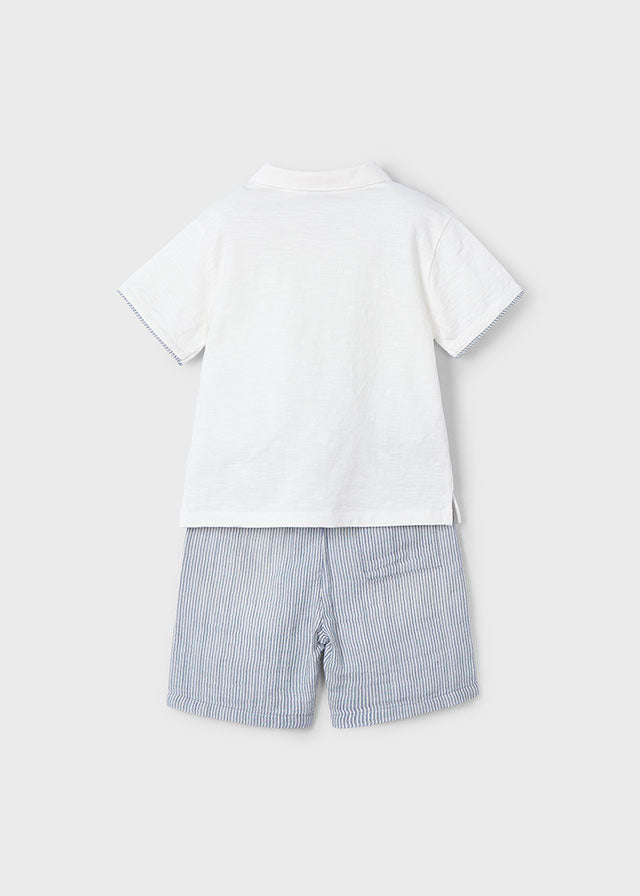 Boy Shorts and Polo Shirt Set