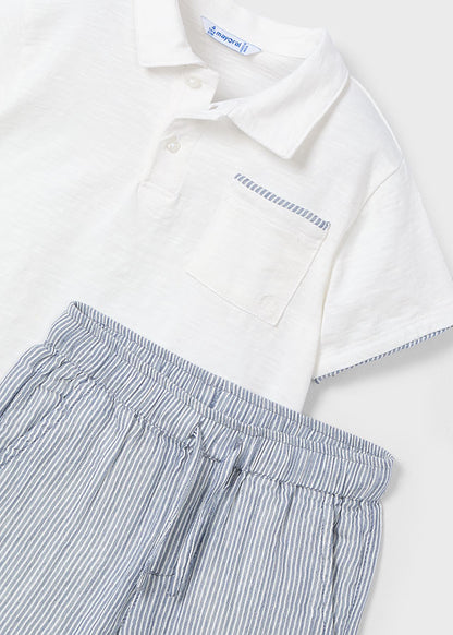 Boy Shorts and Polo Shirt Set
