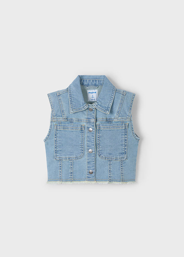 Girl's Denim Vest