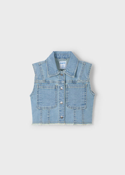 Girl's Denim Vest