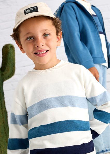 The Blues Striped Sweater