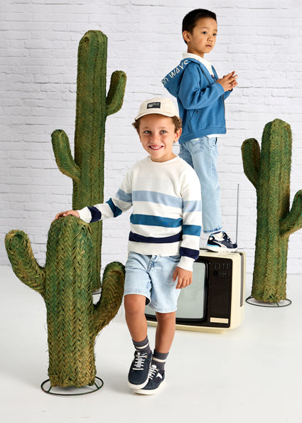 The Blues Striped Sweater