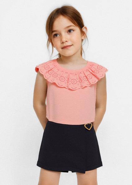 Heart Buckle Skort