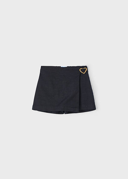 Heart Buckle Skort