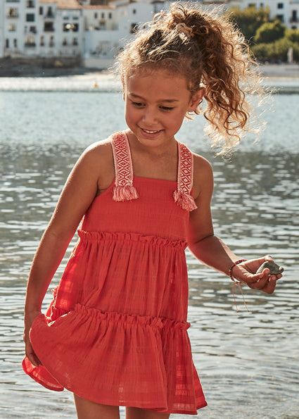 Appliqué Strap Dress
