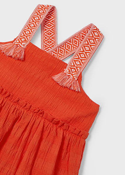 Appliqué Strap Dress