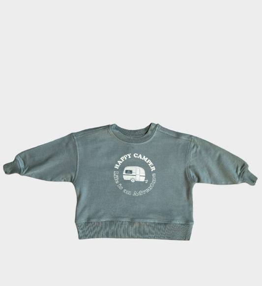 Happy Camper Boxy Sweatshirt