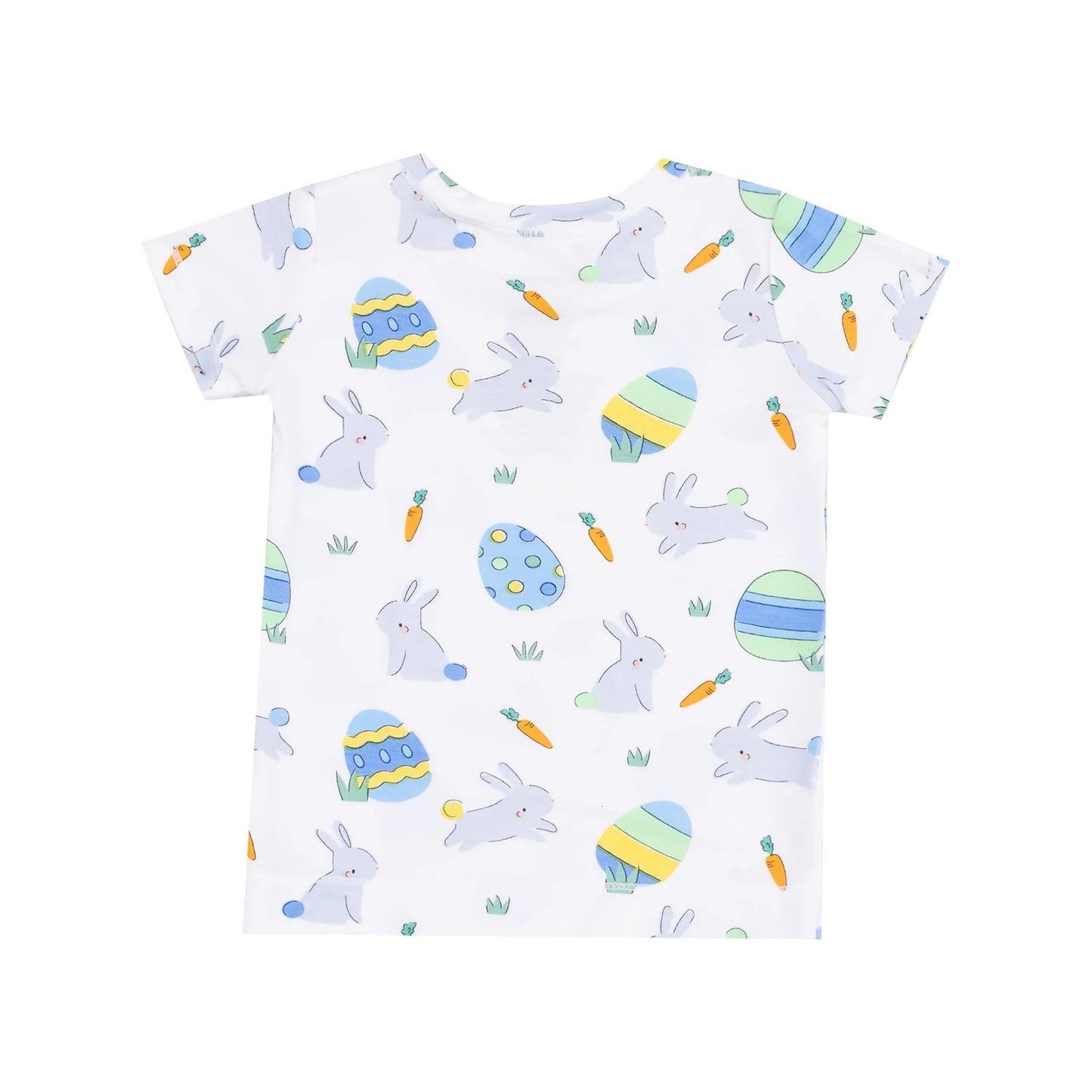 Easter Bunnies Blue - Short Sleeve Loungewear Set