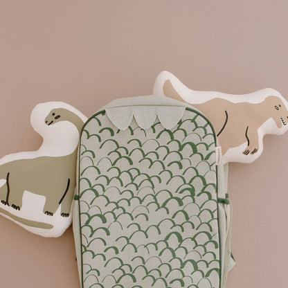Long Neck Dinosaur Canvas Pillow