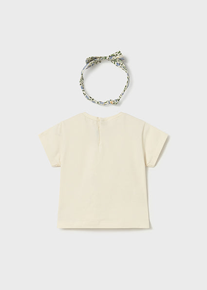 Blue Blossom Tee & Headband Set