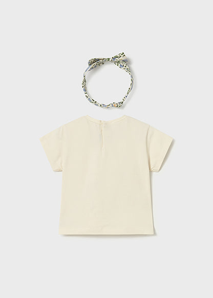 Blue Blossom Tee & Headband Set