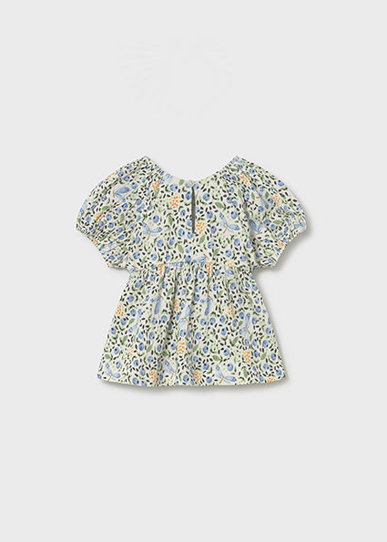 Garden Print Gauze Top