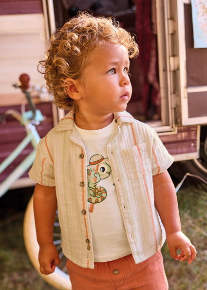 Soft Stripe Bambula Shirt