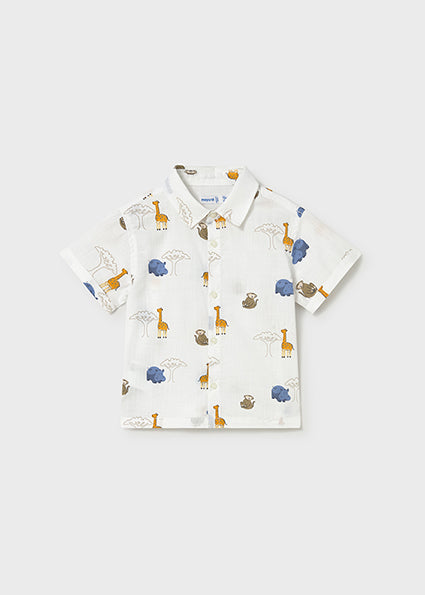 Safari Friends Button-Up Shirt