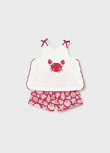 Seaside Crab Short Set