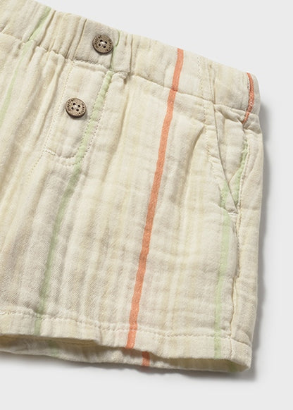 Soft Stripe Bambula Shorts