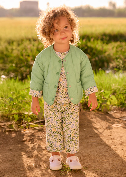 Garden Print Gauze Pants