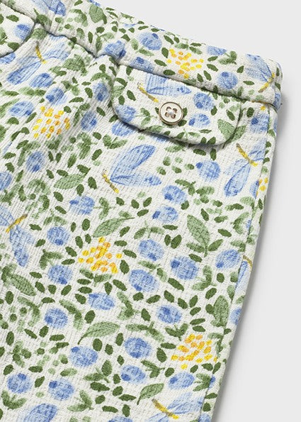 Garden Print Gauze Pants