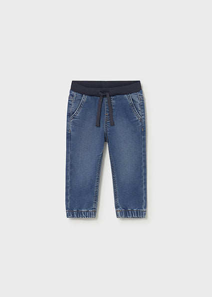 Soft Denim Joggers
