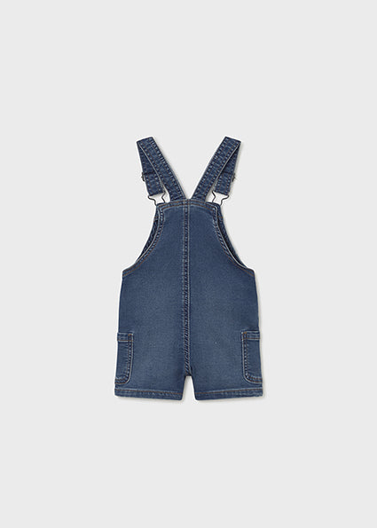 Soft Denim Short Overalls - Medium