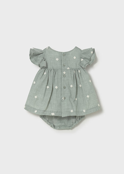 Sage Meadow Dress with Bloomers