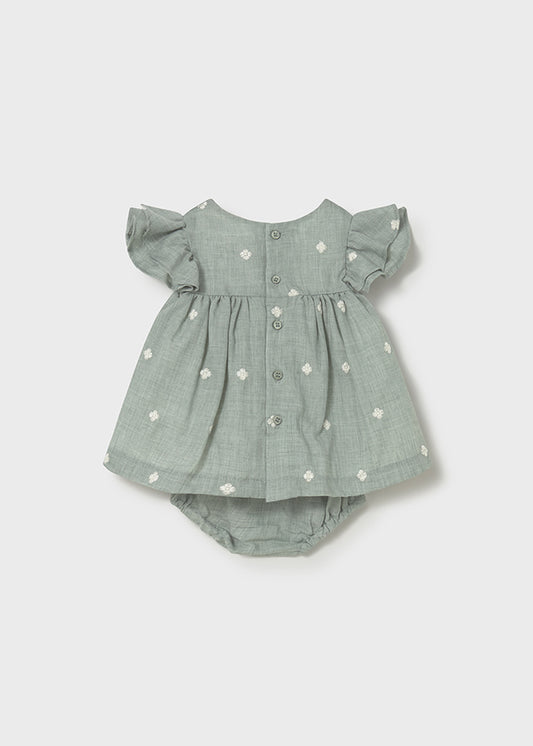 Sage Meadow Dress with Bloomers